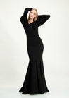 ROBBIE - Evening Gown with Puff Sleeves - Thang de Hoo