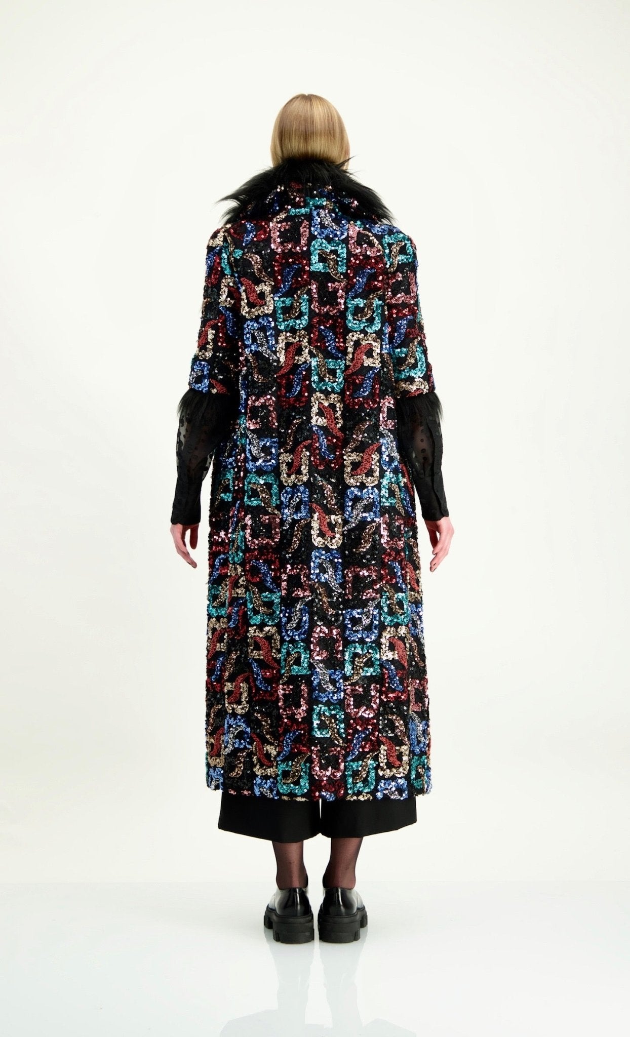 TULSA - Long Sequin Coat - Thang de Hoo