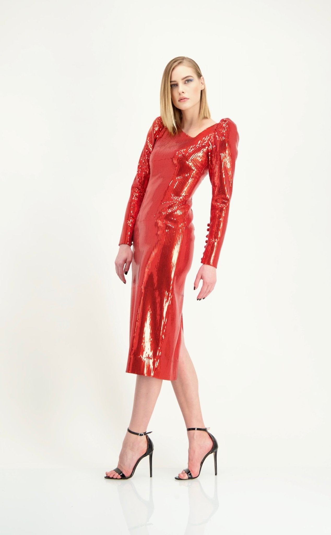 BELLA - Asymmetrical Sequins Dress - Thang de Hoo